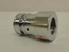 Busch 8490; Nickel Plate Brass Hose Quick Connector; 3/4"