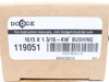 Dodge 1615x1-3/16-KW; Taper Lock Bushing 119051; 1-3/16"ID