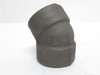 Industry-Std 4KUR1; Black Cast Iron Elbow; 45Deg; 1-1/4NPT