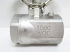 Industry-Std 1WNB6; Ball Valve; SS-316; 2NPT; Inline; 2-Piece