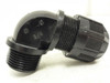 Thomas Betts BVWD-P132GT-11; Elbow Connector 90Deg; Black 3/4"