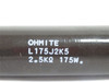 Ohmite L175J2K5; Wirewound Resistor; 175W; 2.5Kohms; 5%