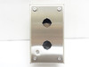 Saginaw  SCE-2PBSSI; Pushbutton Enclosure; SS; 6" x 4" x 3"