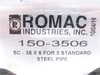 Romac 150-3506; Pipe Repair Clamp; SS; Size: 3"; 6" Long