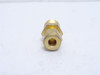 Swagelok B-400-1-6; Brass Tube Fitting; 3/8NPT x 1/4" Tube