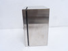 SCE SCE-10086ELJSS; Wall Mount Enclosure; SS; 10" x 8" x 6"