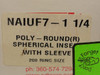 EDT NAIUF7-1 1/4; Spherical Insert W/ Locking Sleeve; 1-1/4" ID