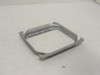 Raco 778; Lot-5 Galvanized Zinc Plaster Rings; 4" Two Gang