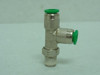 Numatics 114-104-020; Male Swivel Run Tee 1/4" x 1/8 MNPT