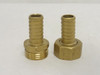MFG- MDL-UNKN-178666; Brass Hose Connector Set; 5/8" Barb OD