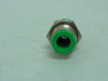 Numatics INB101-104-000; Bulkhead Union; 1/4" Tube