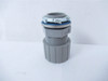 Hubbell SHC2035CR; Cord Connector 3/4 F3 Gray
