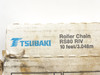 Tsubaki RS80-10; Riveted Drive Chain #80; 10' Long