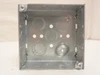Raco 191; Electrical Box; Galvanized; 4" Wide x 4" Height