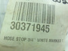 Nederman 30371945; Hose stop 3/4? White Marked 7