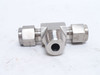 Brennan N2601-06-06-06-SS; Male Branch Tee; 3/8"x3/8"x3/8NPT