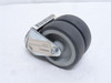 Porky Pick Up CRPKPPU0111; Rubber Swivel Castor; 2-15/16"OD