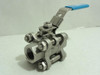 Nibco T595S6R66LL; Ball Valve; SS; 1/2" FNPT Full Port; 3 Piece