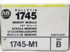 Allen-Bradley 1745-M1; EEPROM Memory Module; Ser. B