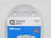 Commercial Electric 642-941; White HDMI Insert ; Wall Mount