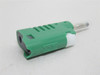Pomona 73093-5; Green Banana Plug; Stackable Connector