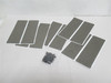 Hammond 1457TEP-10; Lot-5 Black Aluminum End Panels