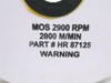 True Hone HR87125; Lot-2 Honig Wheel; 220 Grit; 1-1/4"ID