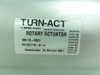 Turn-Act 75-0021; Rotary Actuator; Shafts: 1.25" OD x 6" Length