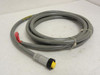 Woodhead 1300062057; Cordset # 61401GRY; 5-Pin; 12' Long