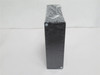 Hammond 1455T1601BK; Aluminum Black End Panel Box