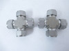 Swagelok SS-1210-4; Box-2 Cross Tube Fitting  .75" Tube OD SS