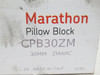 MRC CPB30ZM; Marathon Pillow Block Bearing; 30mmID; 2-Bolt