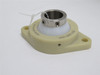 EDT PA2GE7-1 7/16; Poly Flange Bearing; 1-7/16"ID; 2-Bolt