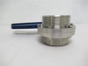 Definox DPX-2"; Sanitary Butterfly Valve; SS; Size: 2"