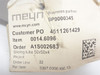 Meyn 0397.0000.100.15; Sliding Tube; SS; 50x50x4