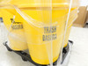 Sparta 84103204; Lot-16 Bronco Yellow Round Trash Cans; 32G