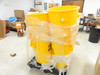 Sparta 84103204; Lot-16 Bronco Yellow Round Trash Cans; 32G