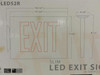 dmf LIGHTING DLED52R; LED Exit Sign 120/277VAC