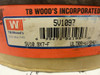 TB Woods 5V1097; Bushed Pulley 7 Groove; 11" OD
