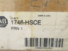 Allen-Bradley 1746-HSCE; High Speed Counter/Encoder Module