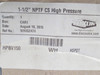 Dixon HPBV150; High Pressure Ball Valve; 1-1/2NPT; 6000PSI