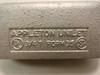 Appleton T75-A; Conduit Body; 3/4" Hub Size; Volume: 7 CU. IN.