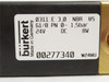 Burkert 277340; Solenoid Valve; 0-1.5 Bar; 24VDC; G1/8