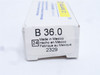 Square D B36.0; Thermal Overload Relay Unit; Ser: B