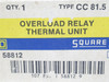 Square D CC 81.5; Thermal Overload Unit; Series: CC