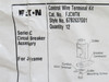 Eaton FJCWTK; Lot-5; Control Wire Terminal Kit 67B2637G01