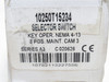 Cutler-Hammer 10250T15234; Keyed Push-Button; 4-Pos; CAM: 3