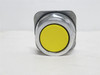 Furnas 52PA8A4; Yellow Push Button Operator; Flush Mount