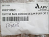 SPX M04HP188629; Back Grooved Plate #6; SS; San Pump Cat-2