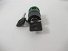 Schneider ZB5AG6; Selector Switch w/Keys  22mm 2 Position